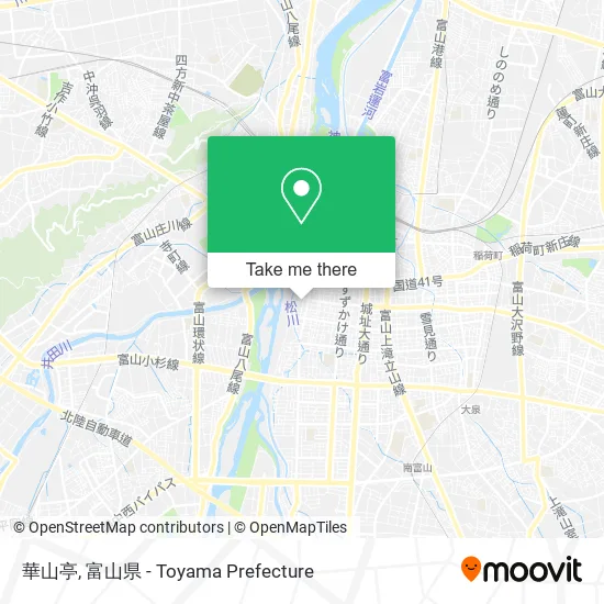 華山亭 map