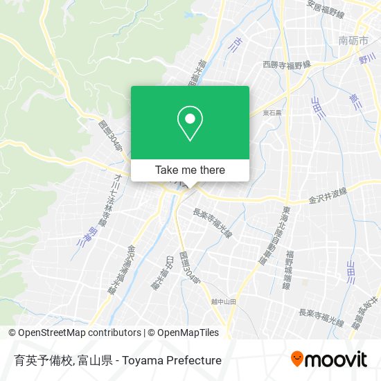 育英予備校 map