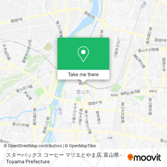 スターバックス コーヒー マリエとやま店 map