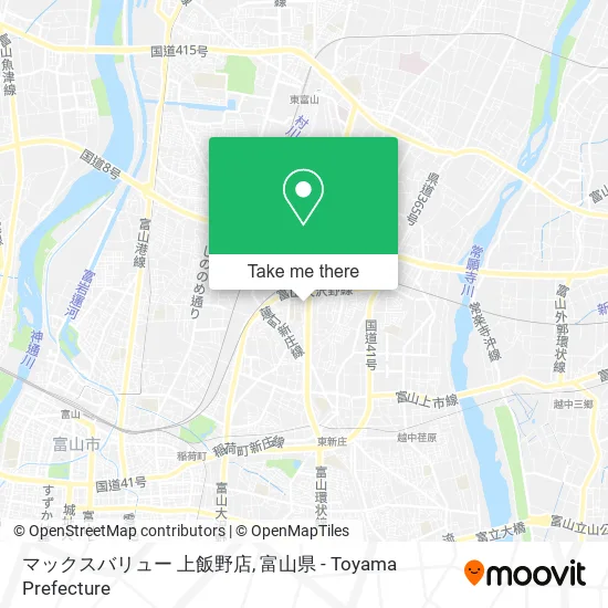 マックスバリュー 上飯野店 map
