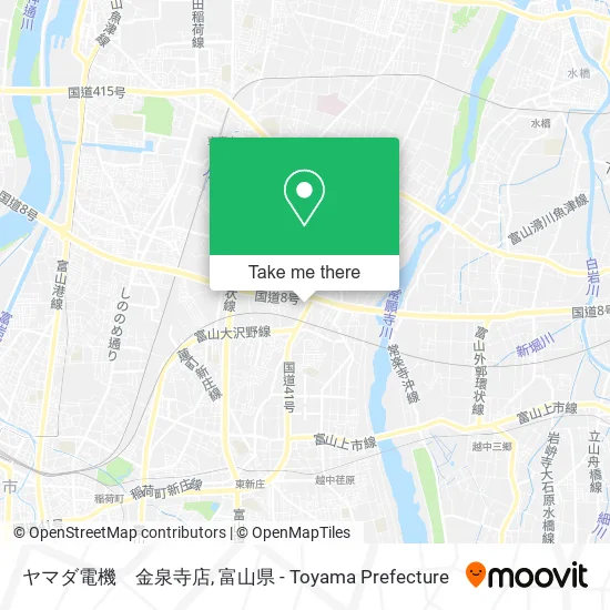 ヤマダ電機　金泉寺店 map