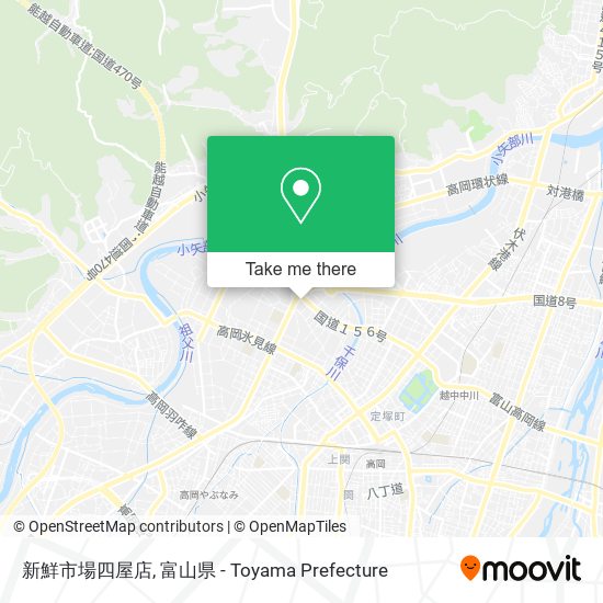 新鮮市場四屋店 map