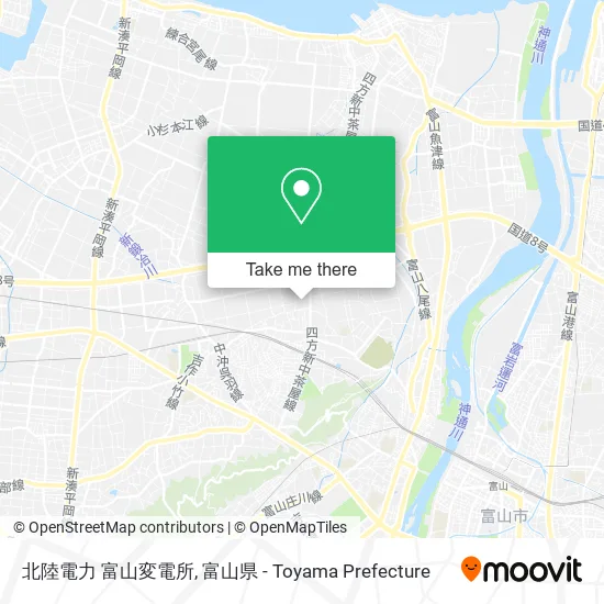 北陸電力 富山変電所 map