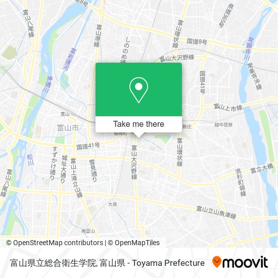 富山県立総合衛生学院 map