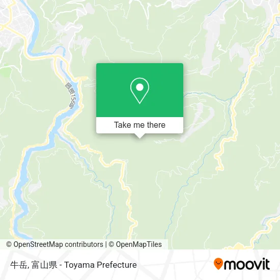 牛岳 map