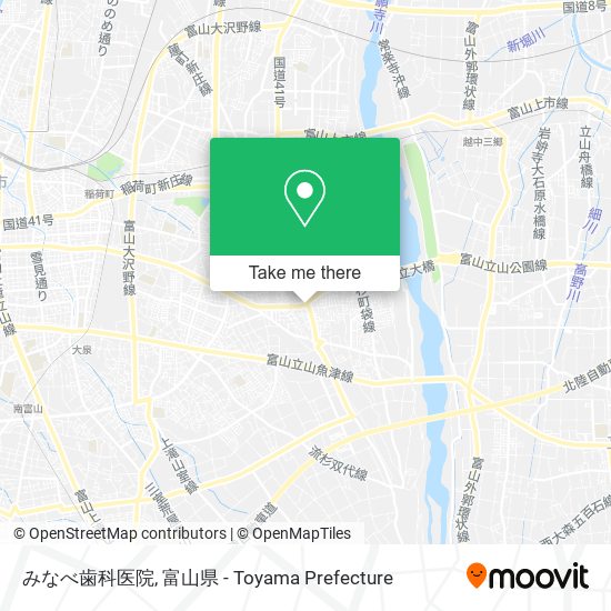 みなべ歯科医院 map