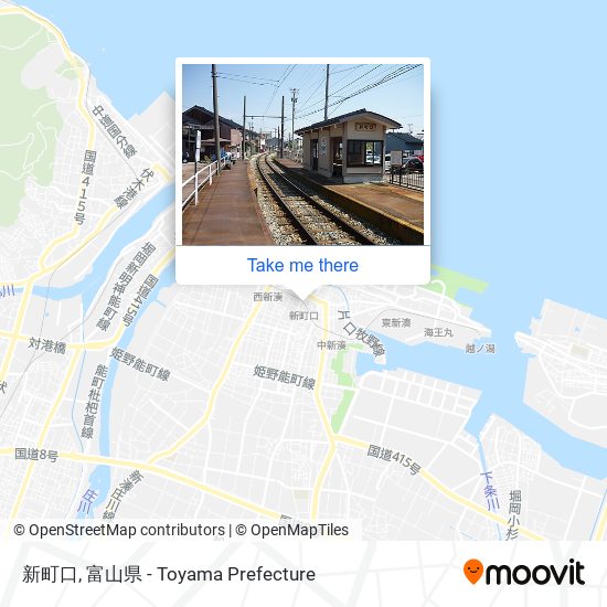 新町口 map