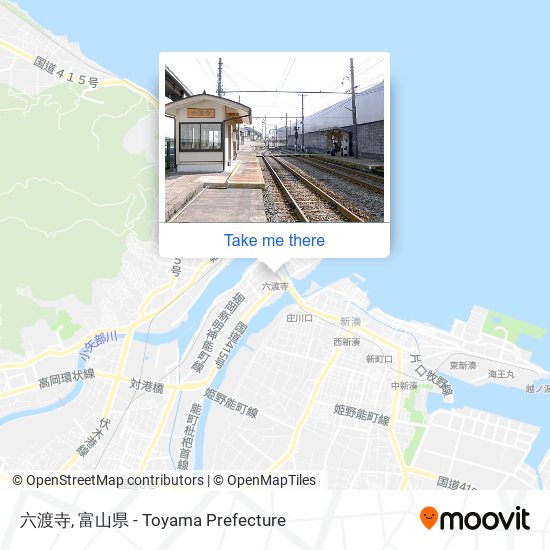 六渡寺 map