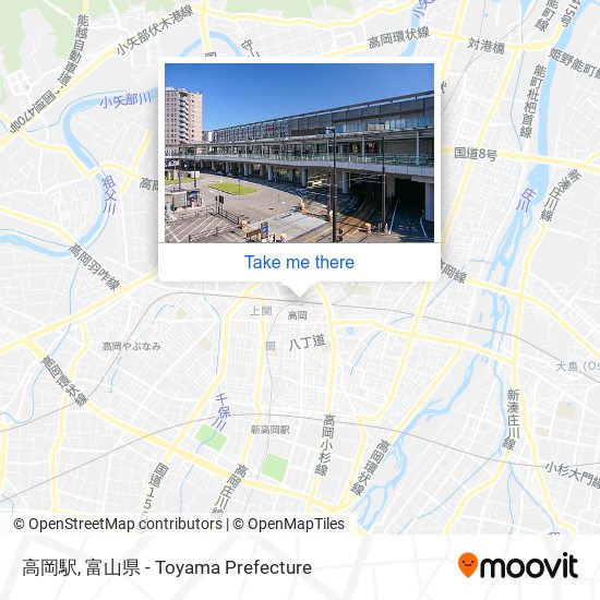 高岡駅 map