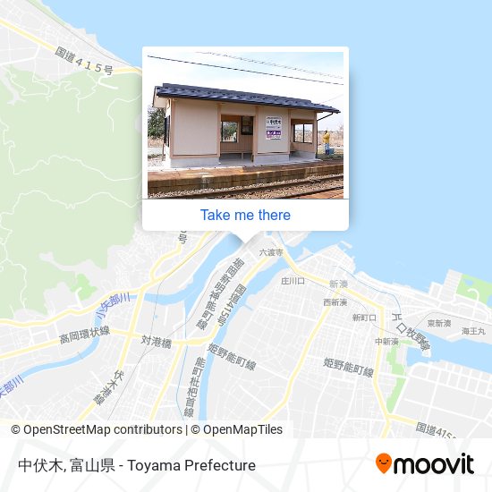 中伏木 map
