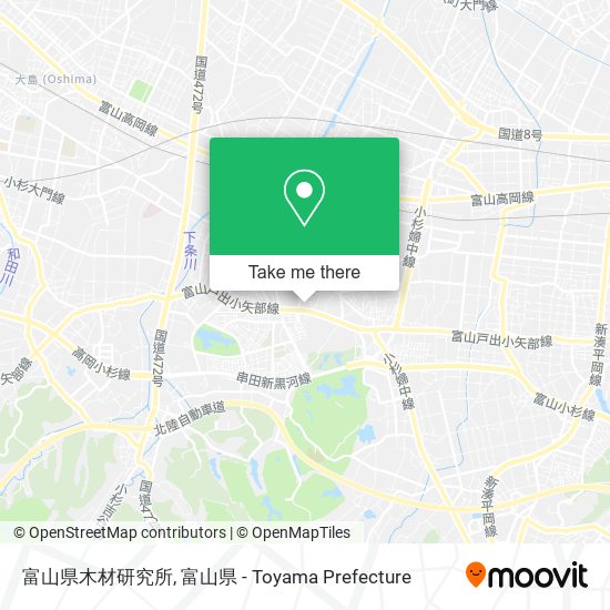 富山県木材研究所 map