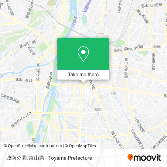 城南公園 map