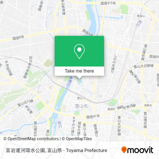 富岩運河環水公園 map