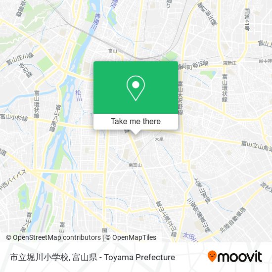 市立堀川小学校 map
