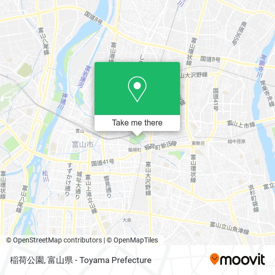 稲荷公園 map