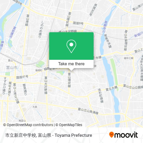 市立新庄中学校 map