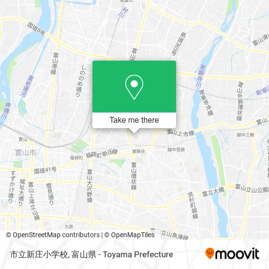 市立新庄小学校 map