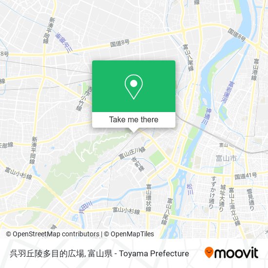 呉羽丘陵多目的広場 map