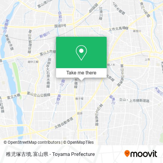 稚児塚古墳 map