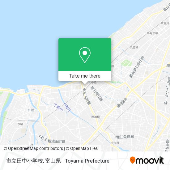 市立田中小学校 map