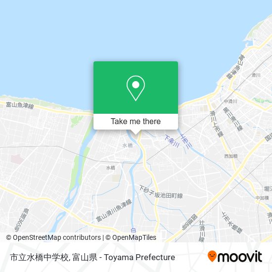 市立水橋中学校 map