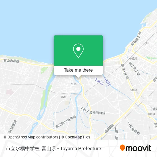 市立水橋中学校 map