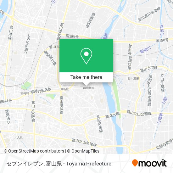 セブンイレブン map