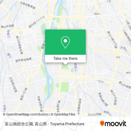 富山南総合公園 map