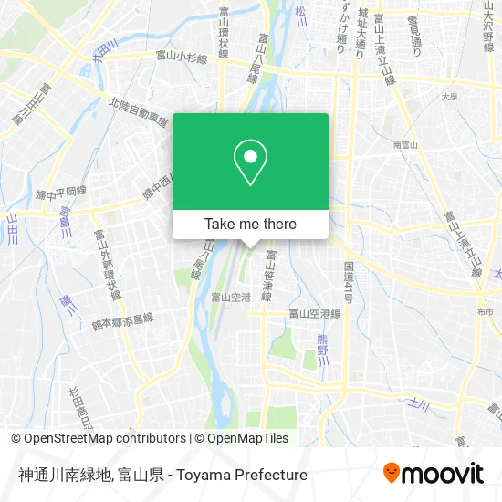 神通川南緑地 map
