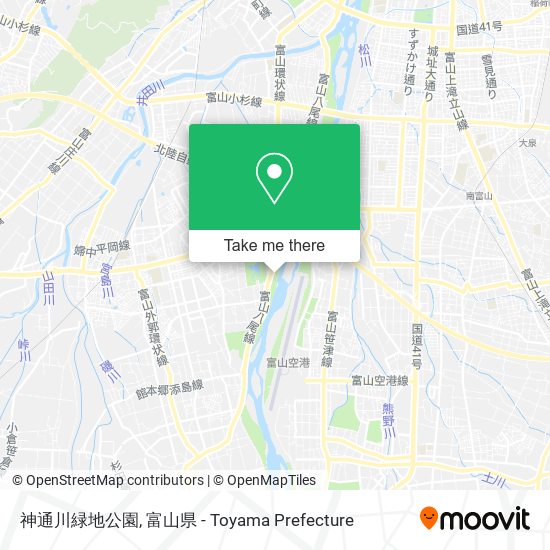 神通川緑地公園 map