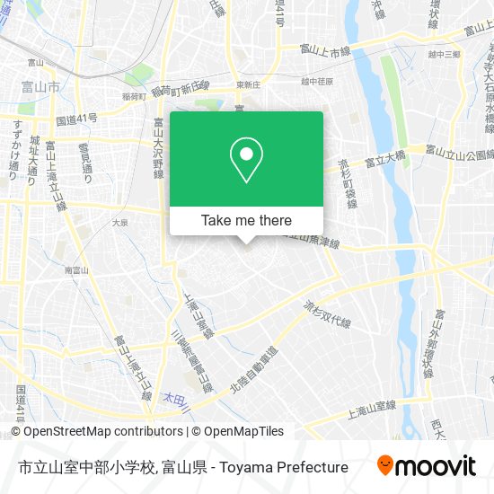 市立山室中部小学校 map
