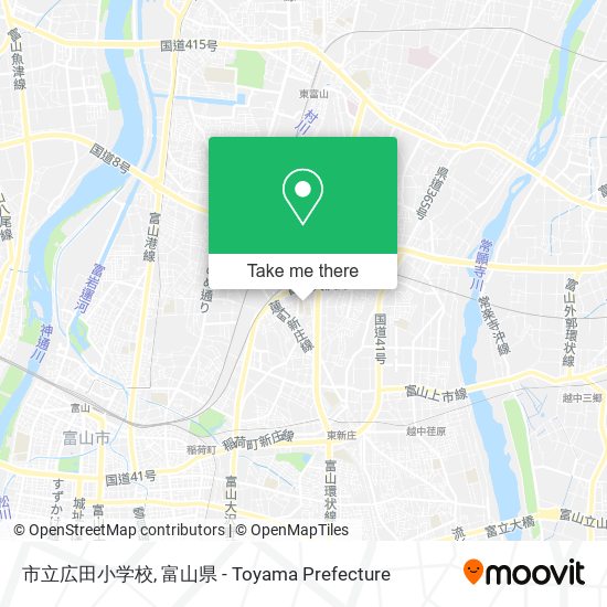 市立広田小学校 map