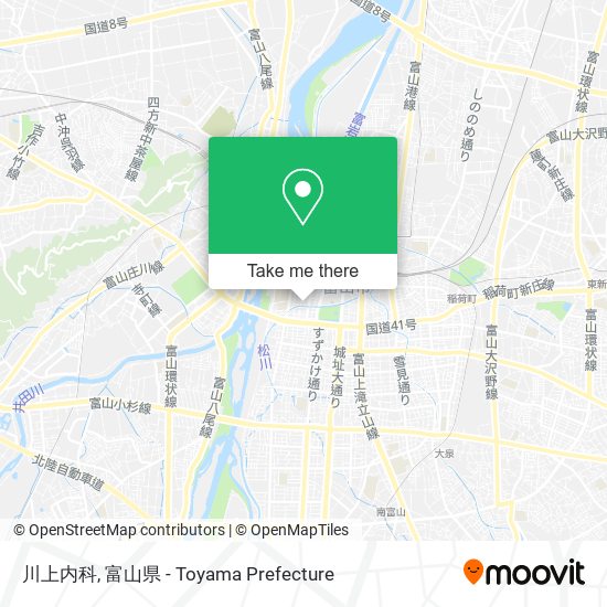 川上内科 map