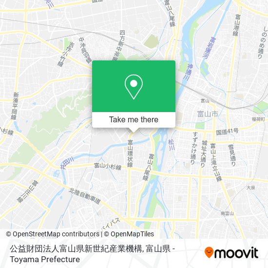 公益財団法人富山県新世紀産業機構 map