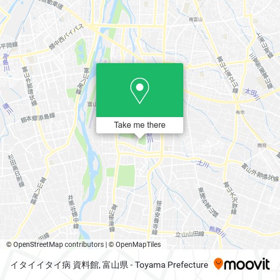 イタイイタイ病 資料館 map