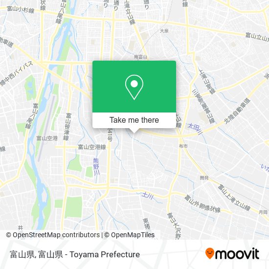富山県 map