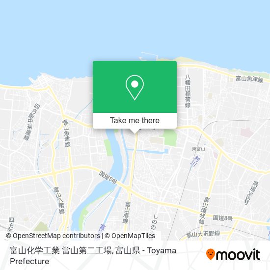 富山化学工業 當山第二工場 map