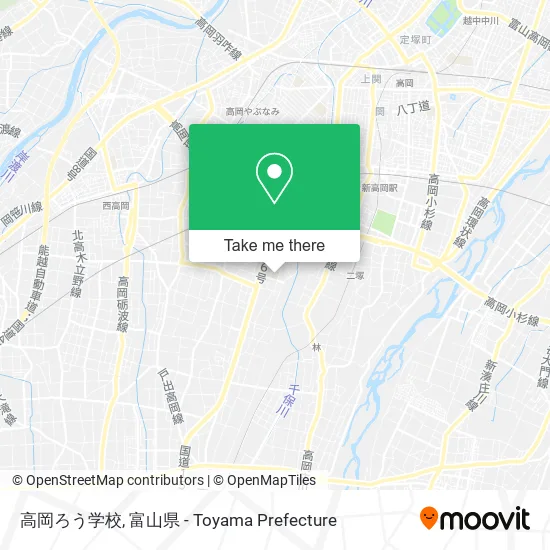 高岡ろう学校 map