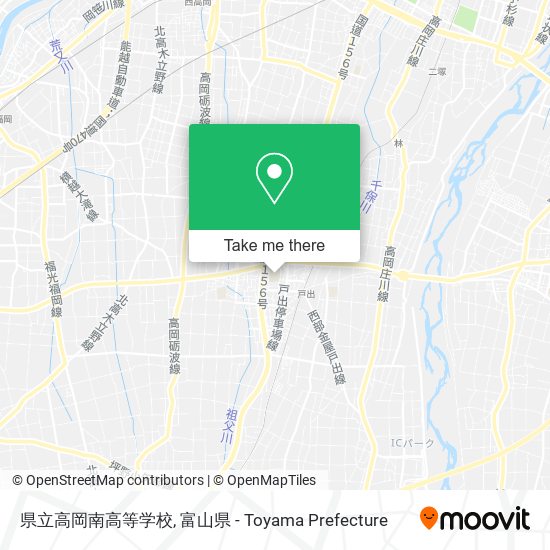 県立高岡南高等学校 map