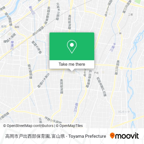 高岡市戸出西部保育園 map