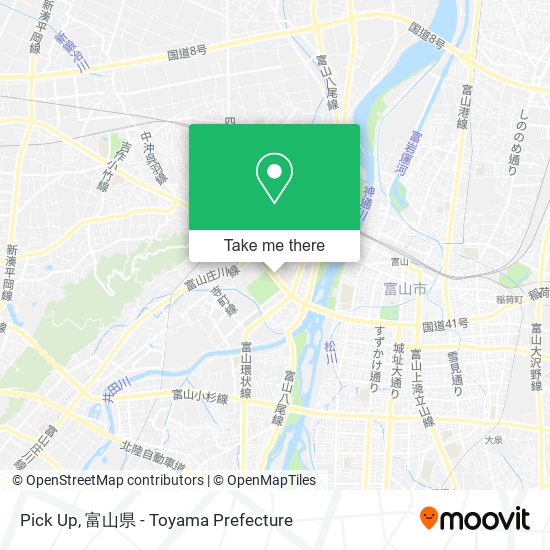Pick Up map