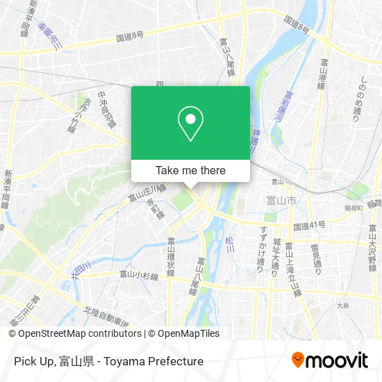 Pick Up map