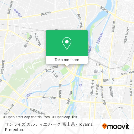 サンライズ カルティエ パーク map