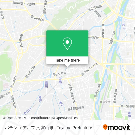 パチンコ アルファ map