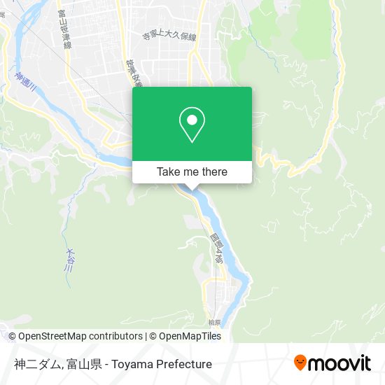 神二ダム map