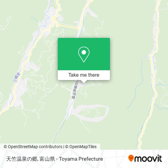 天竺温泉の郷 map