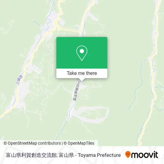 富山県利賀創造交流館 map