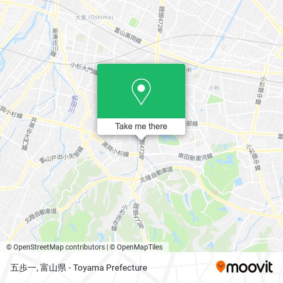 五歩一 map