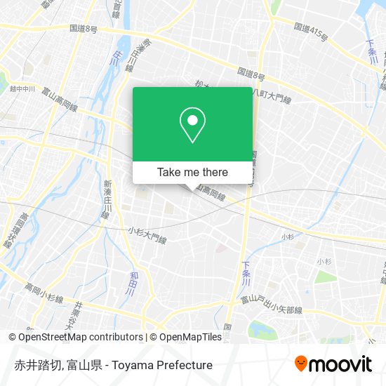 赤井踏切 map