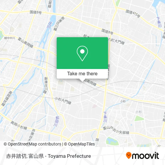赤井踏切 map